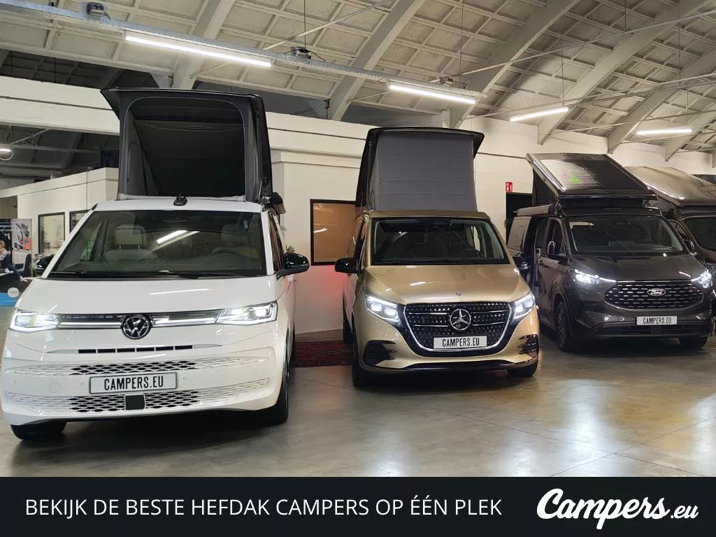 Volkswagen Polo California - Mercedes Marco - Ford Nugget Vergelijken? Bezoek onze mini-beurs